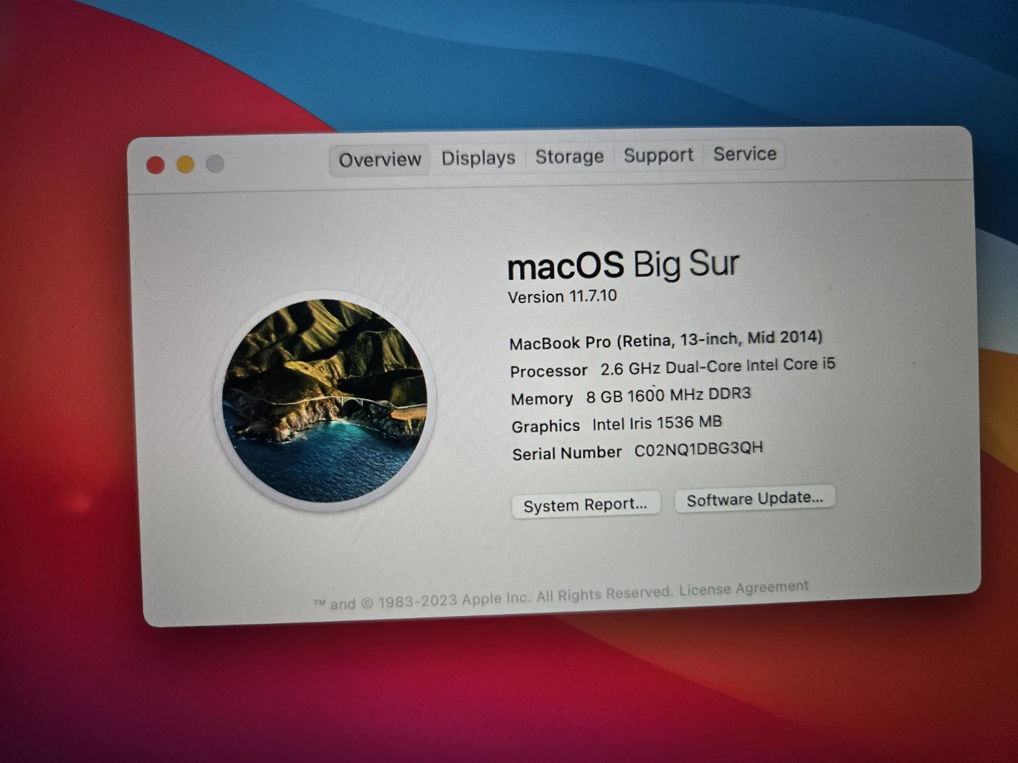 Apple MacBook Pro 2.6 GHz Core i5 Mid-2014 - photo 2