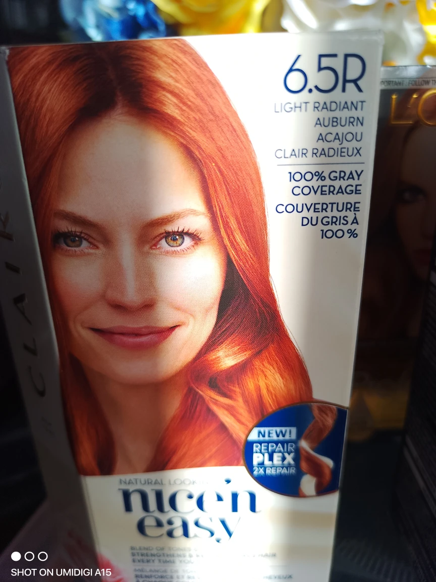 Clairol Nice'n Easy 6.5R Light Radiant Auburn