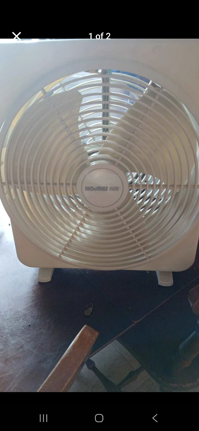 Holmes Air Box Fan - White 2 pieces