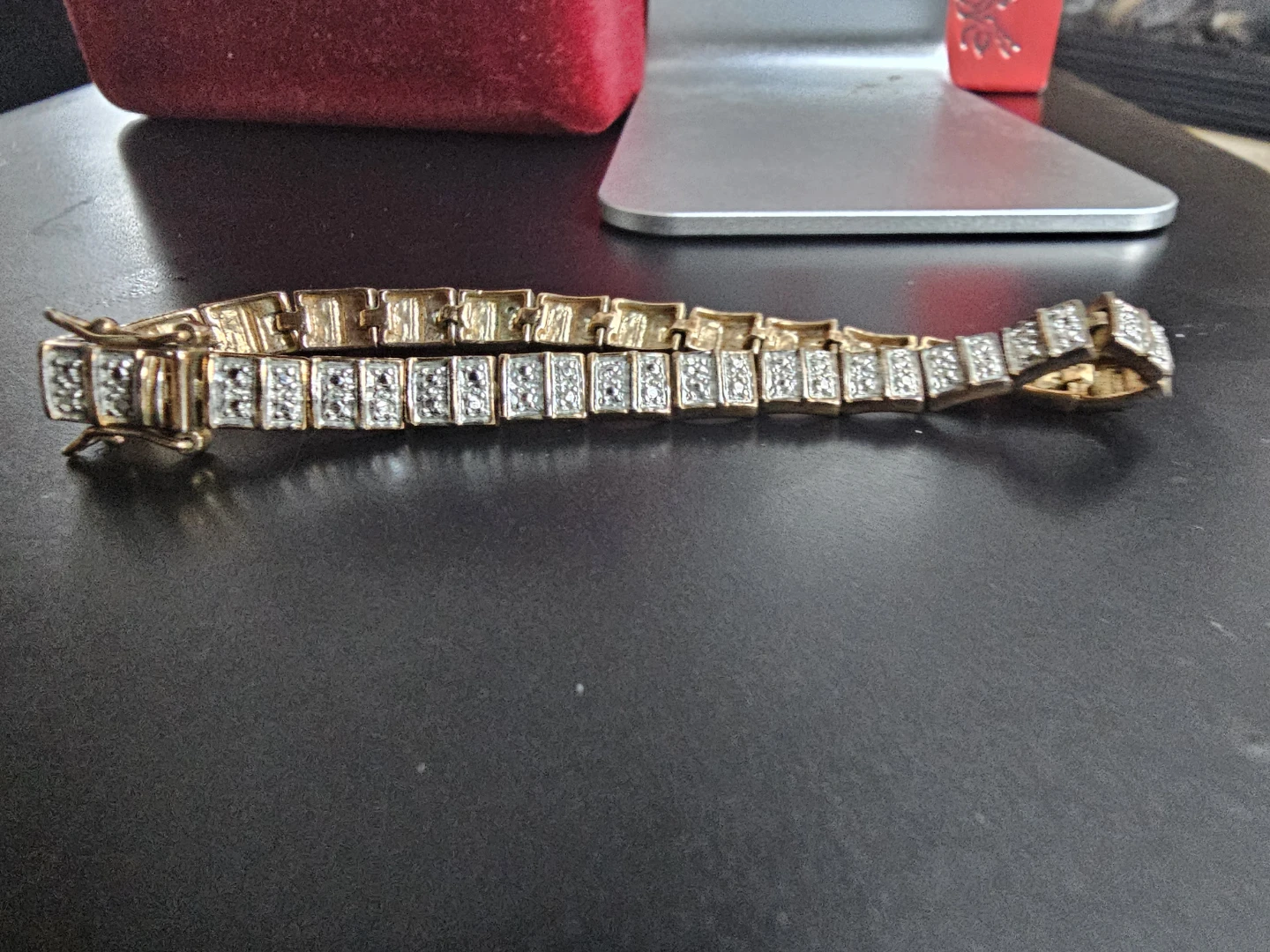 Gold Diamond Bracelet - photo 3