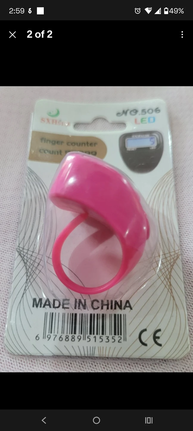 Pink Finger Counter - New in Package - photo 2