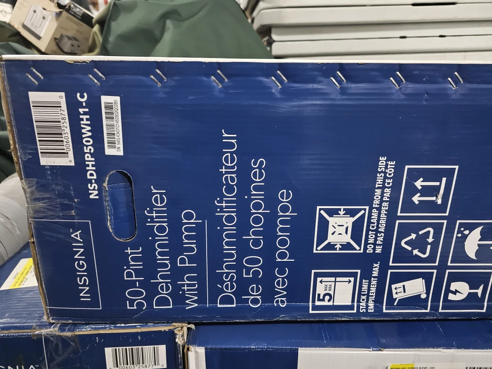 Insignia 50-Pint Dehumidifier with Pump - New in Box! - photo 2