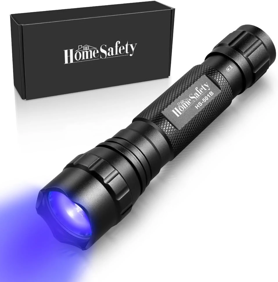 Home Safety 501B 395nm UV Flashlight