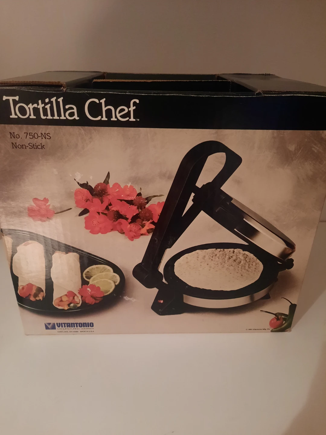 Vitantonio Non-Stick Tortilla Chef  - Brand New