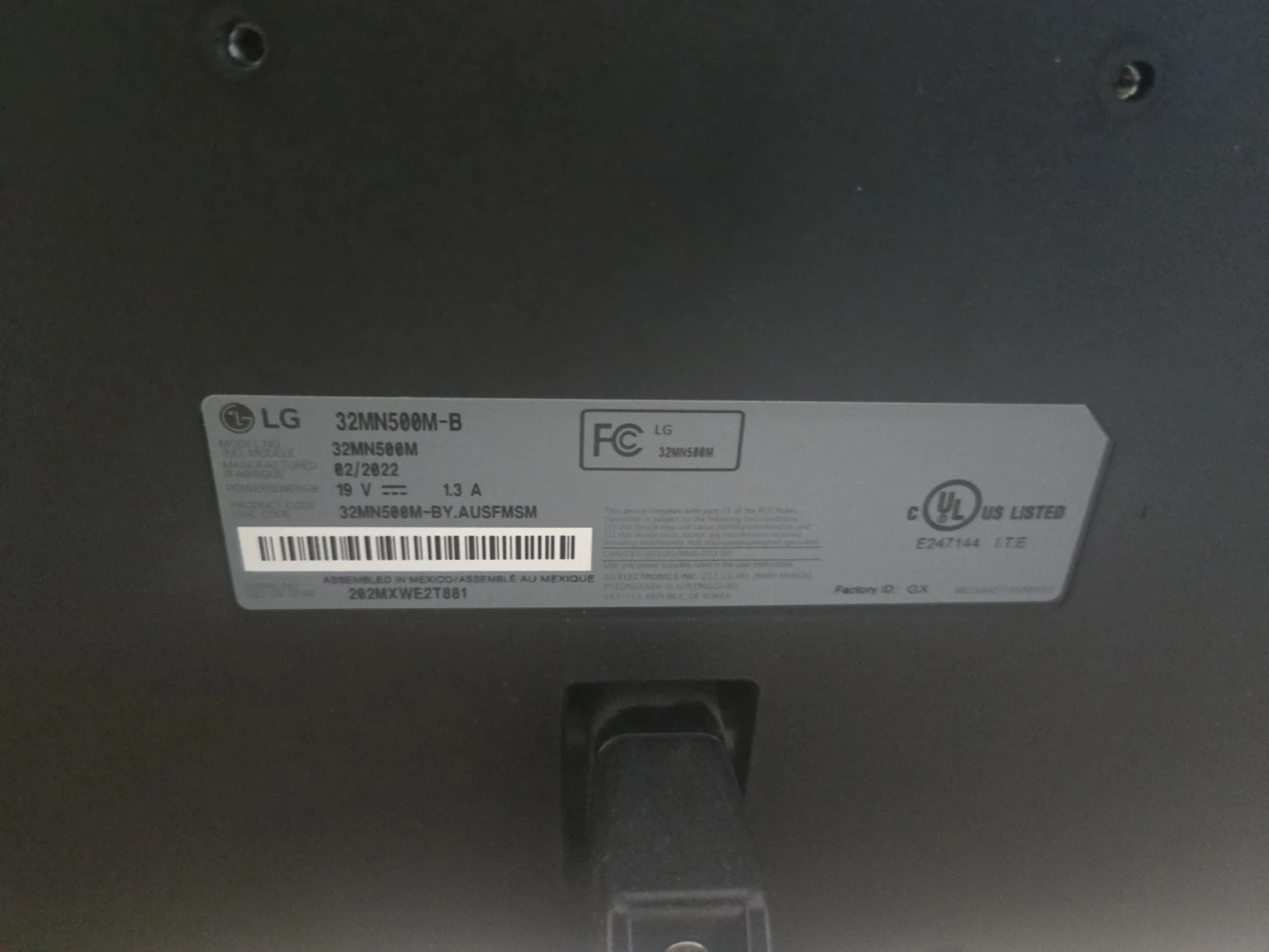 LG 32MN500M-B 32" FHD Monitor - photo 4