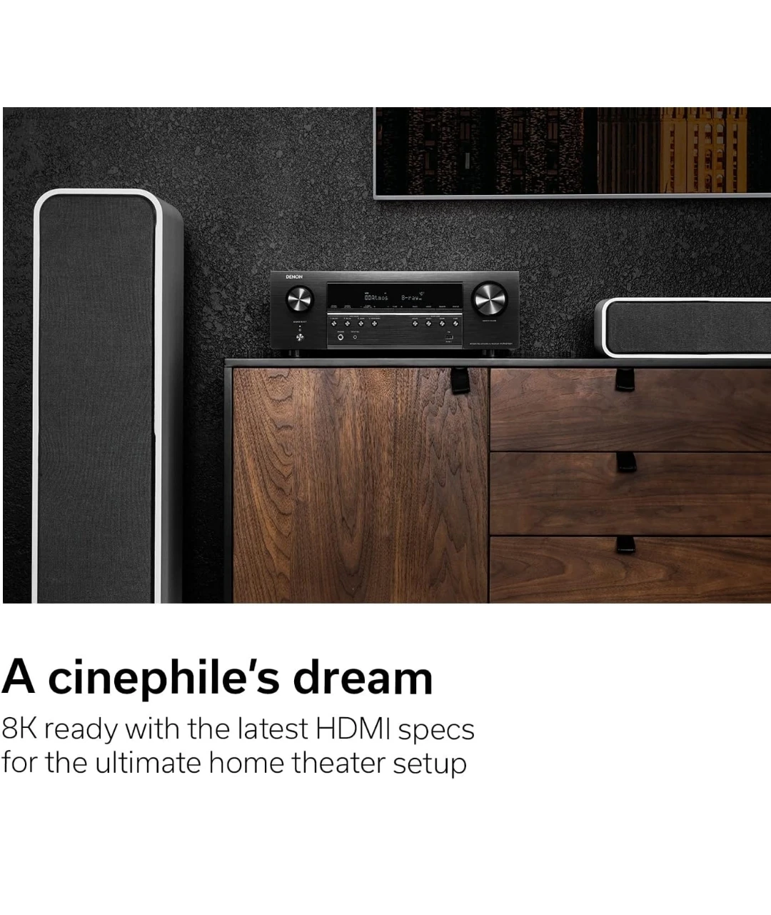 Denon AVR-S760H 7.2 Ch AVR - 75 W/Ch , Advanced 8K Upscaling - photo 2