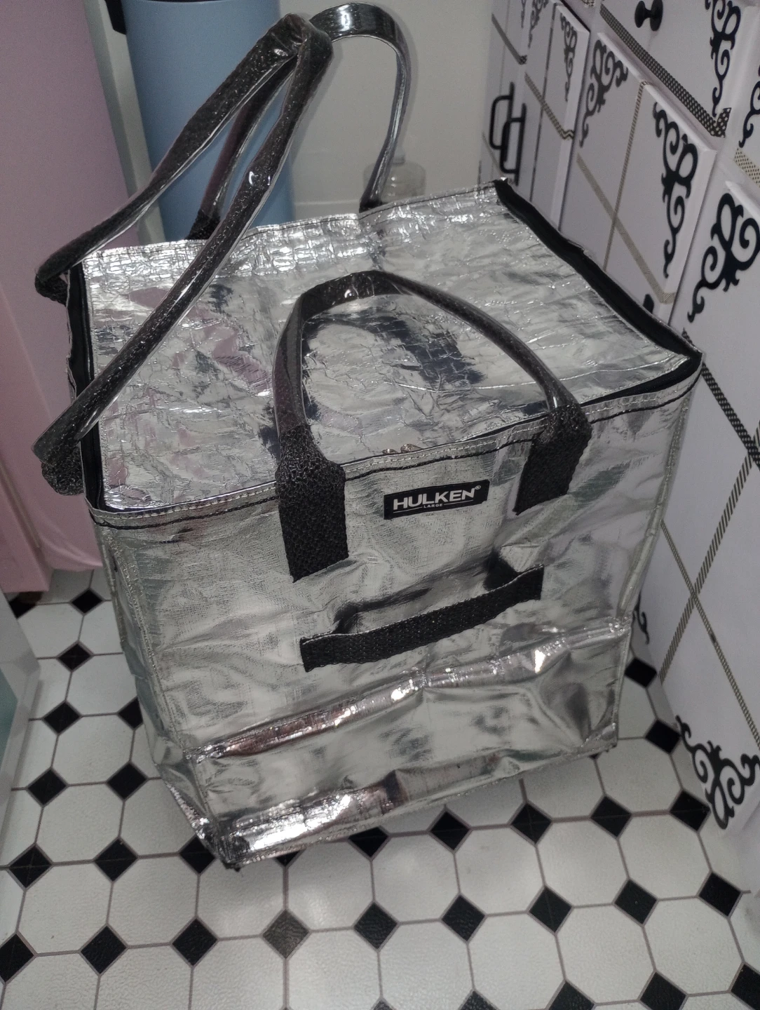 Hulken Large Silver Tote Bag
