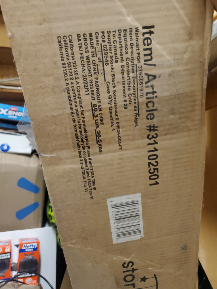 Storkcraft Equinox Convertible Crib - New in Box! - photo 2