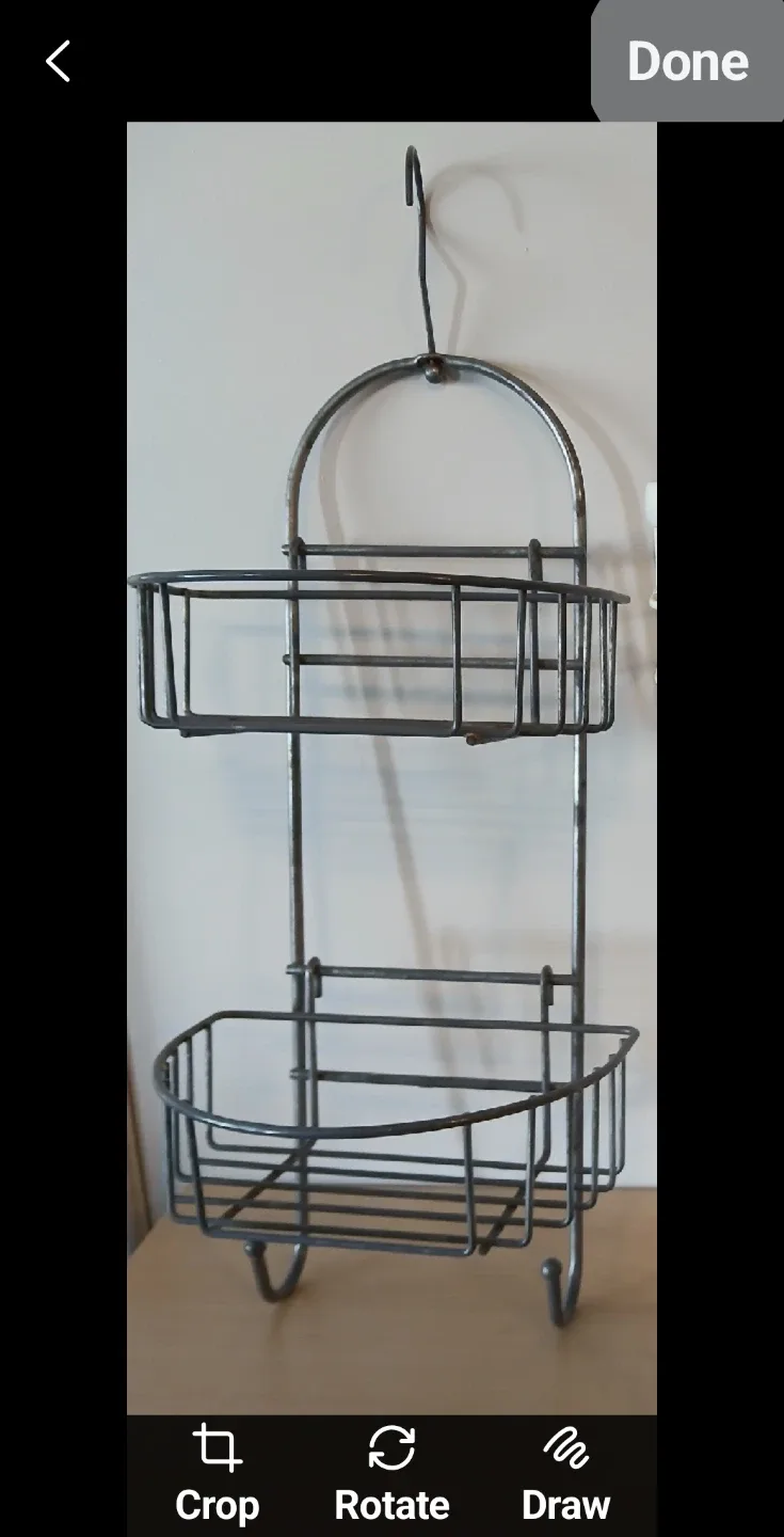 An over the Shower Caddy. Firm price.