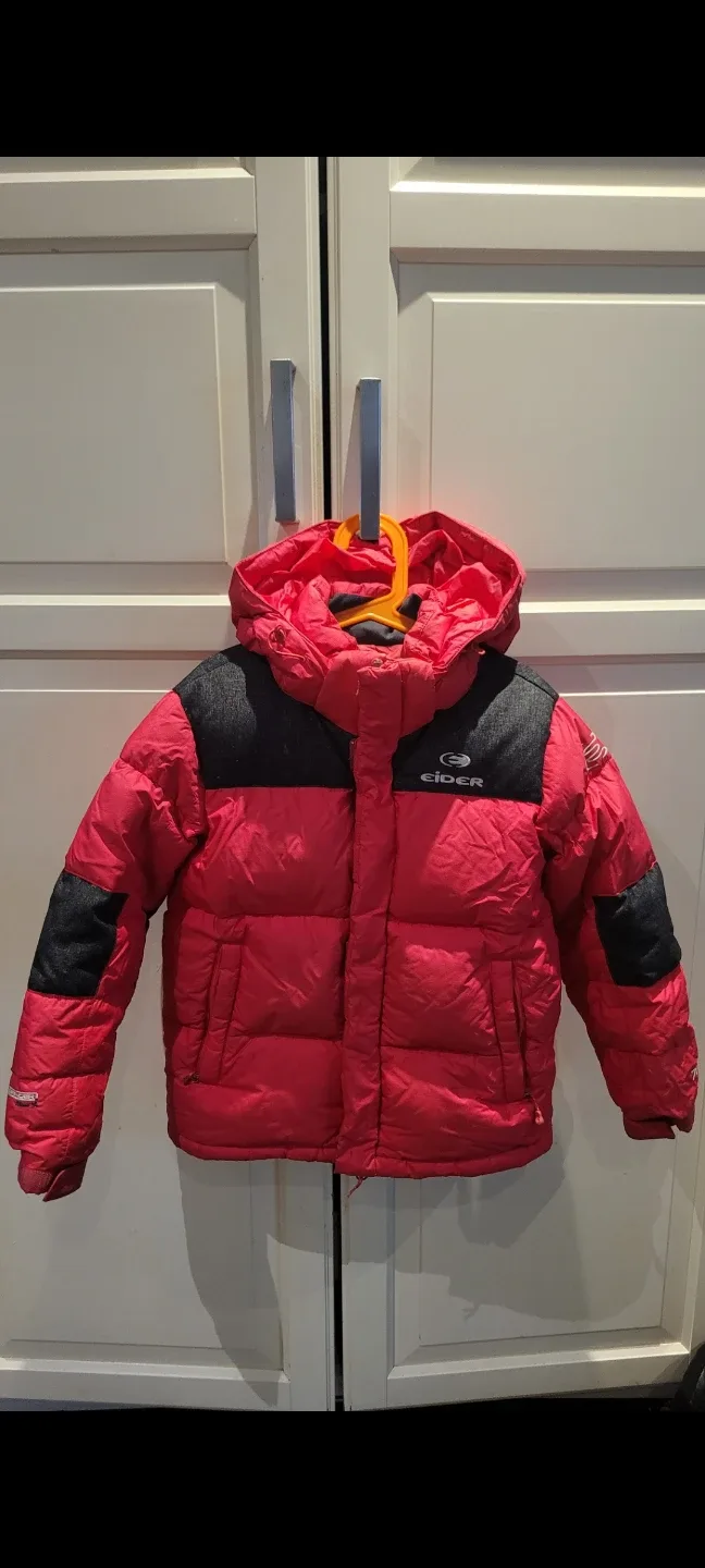 Eider Kids' Red Puffer Jacket