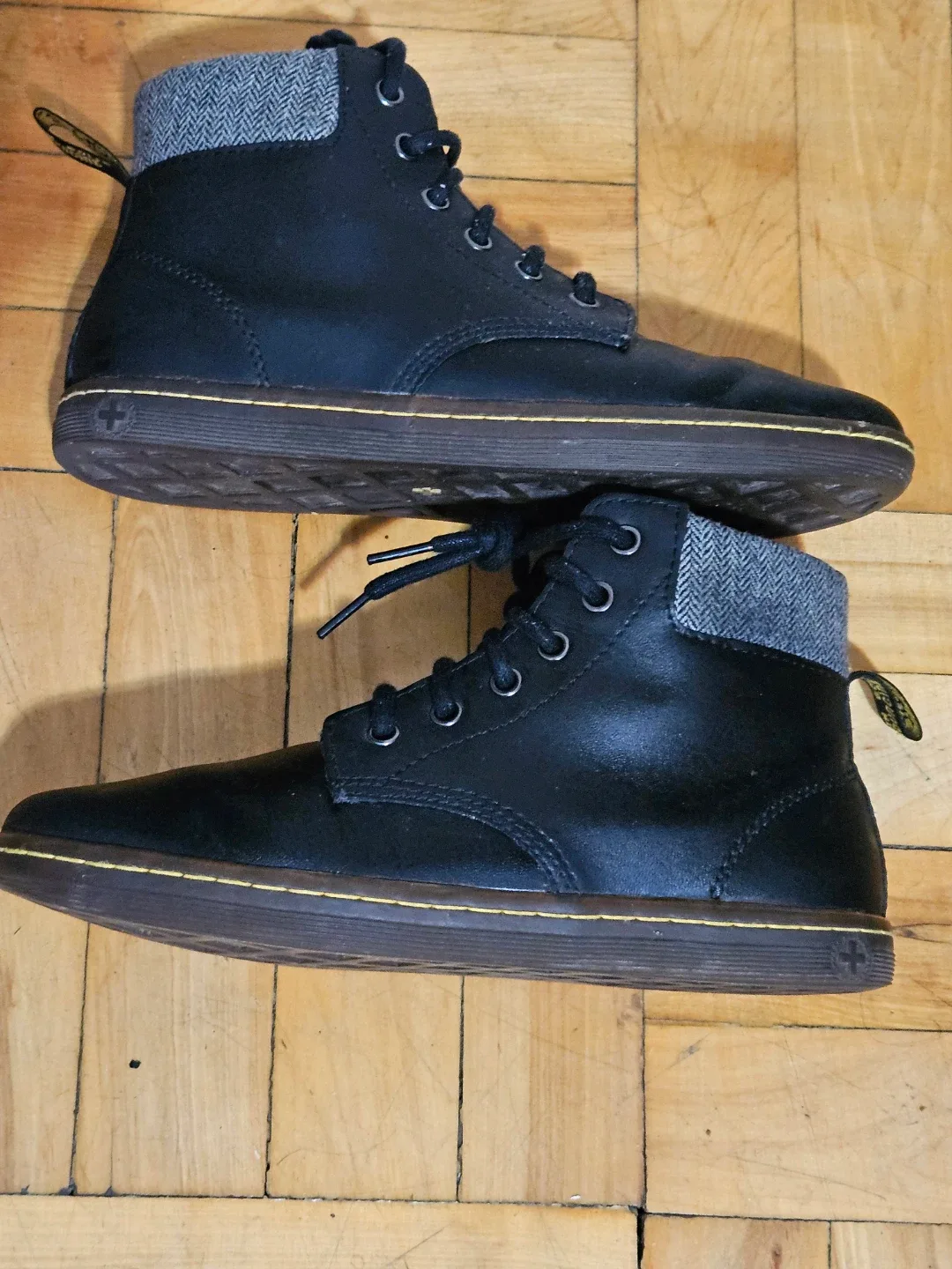 Dr. Martens Black Leather Ankle Boots image indicator(4)