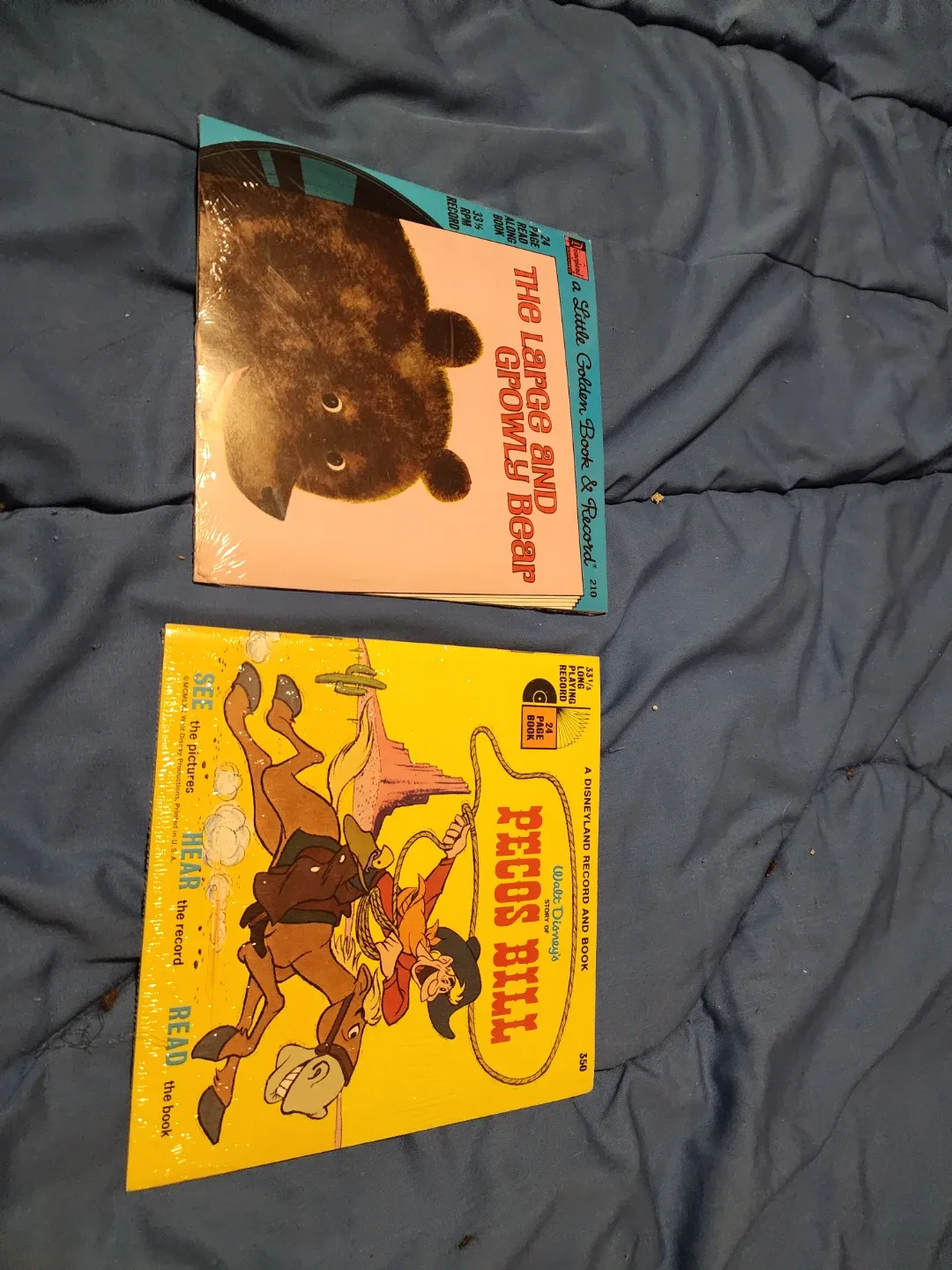 Vintage Disneyland Record and Book: Pecos Bill