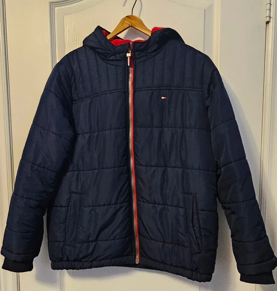 Tommy Hilfiger Puffer Jacket Boys Size L 14/16 image indicator(2)