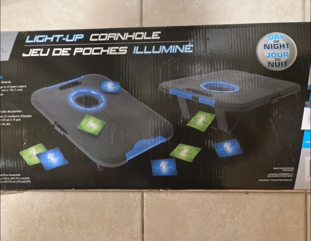 Light-Up Cornhole game