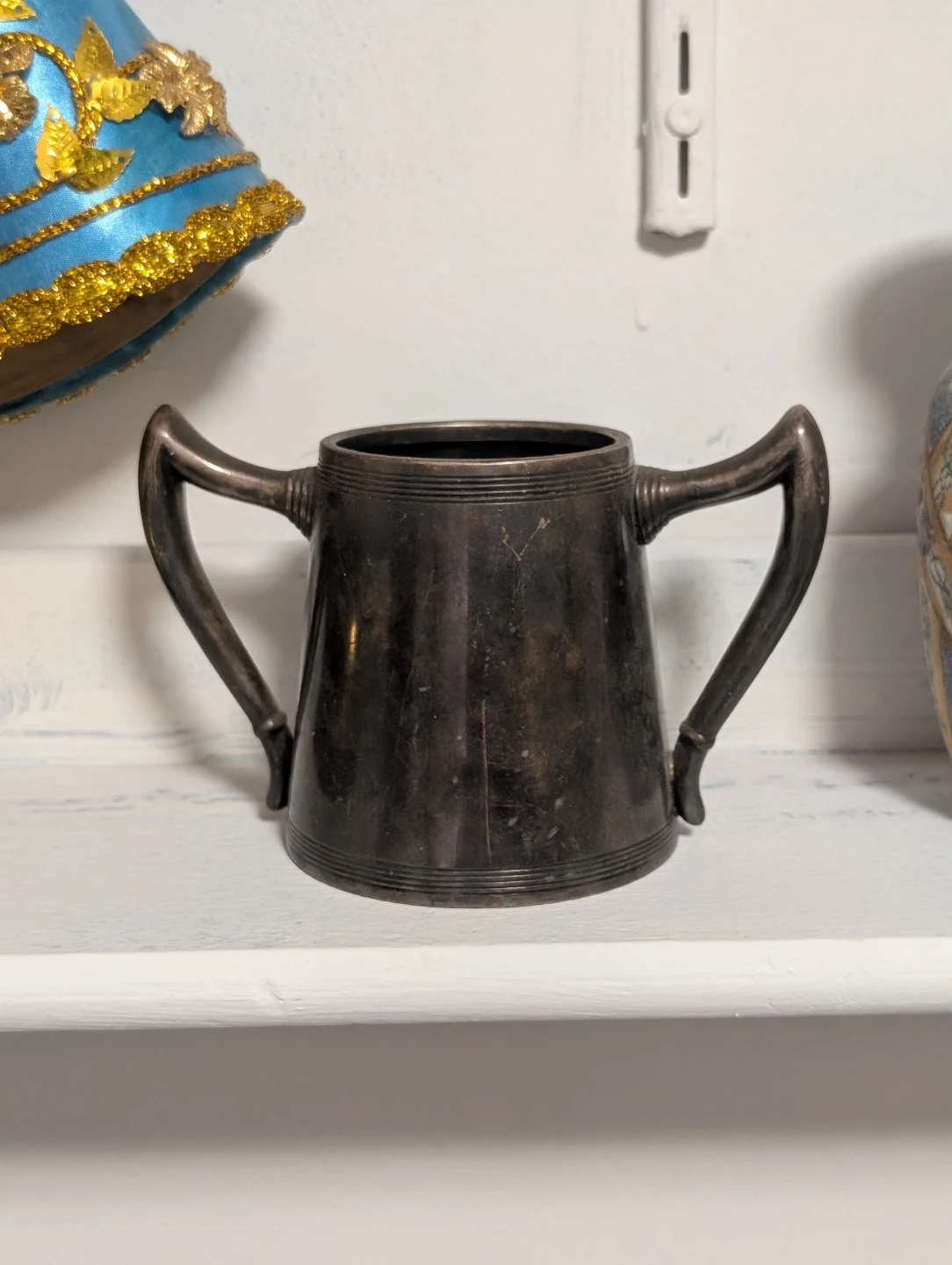 Vintage Silver Plated Sugar Bowl