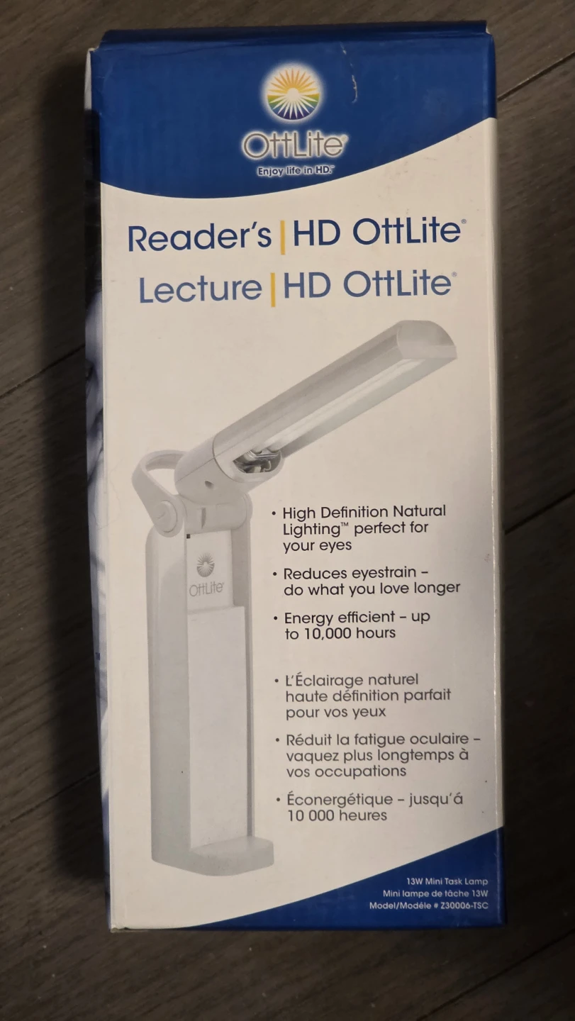 OttLite Reader's HD Task Lamp - New in Box!