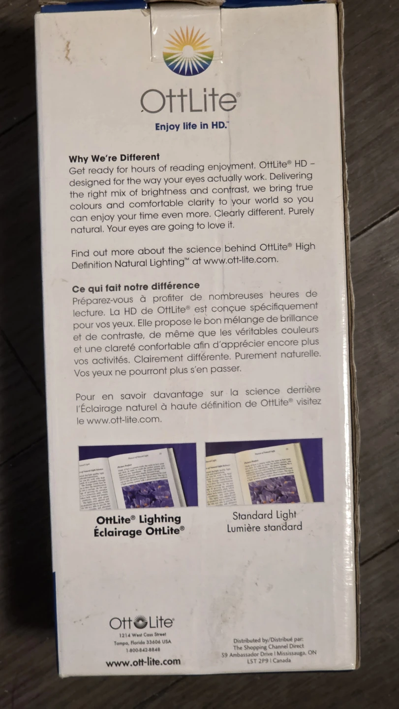 OttLite Reader's HD Task Lamp - New in Box! - photo 3
