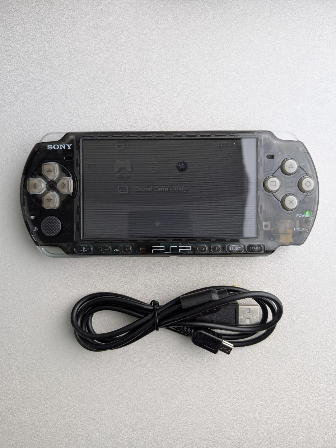 PSP3000 Black transparency modded