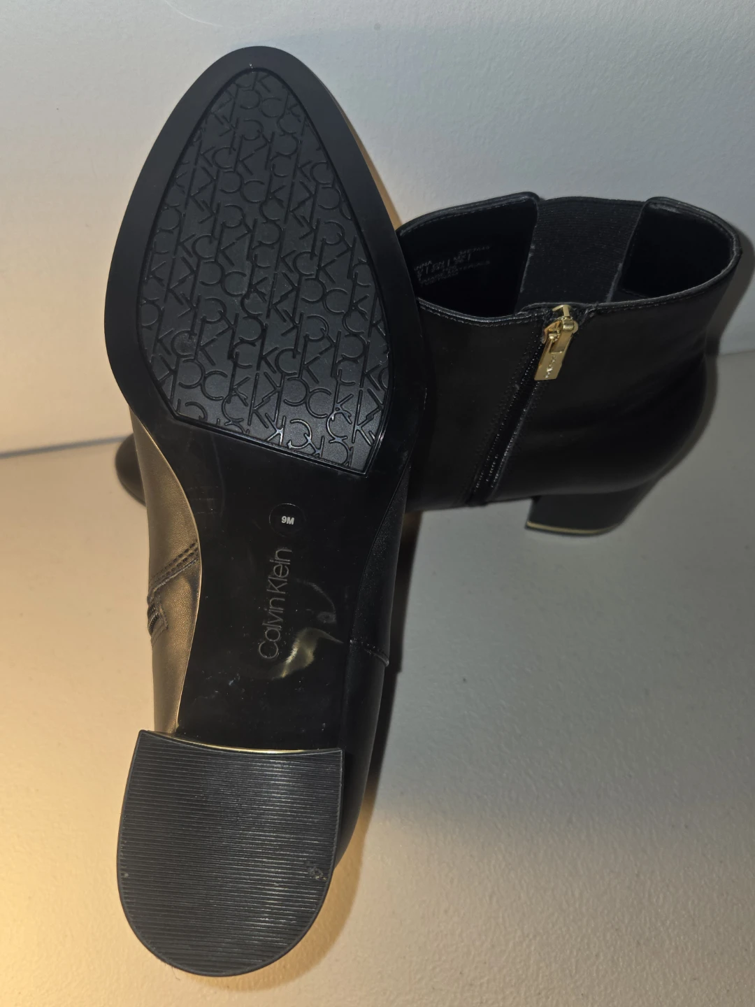 Calvin Klein Black Ankle Boots - Size 9M - photo 5