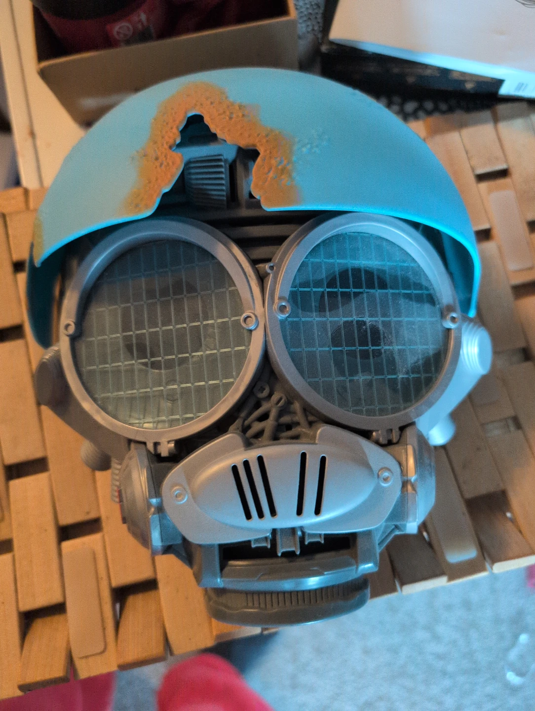 Blue & Silver Toy Mask transformers