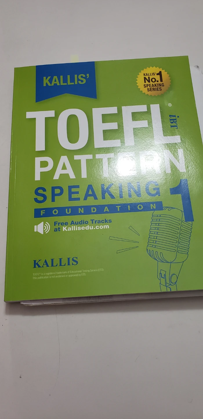 Kallis' TOEFL iBT Speaking Foundation Book