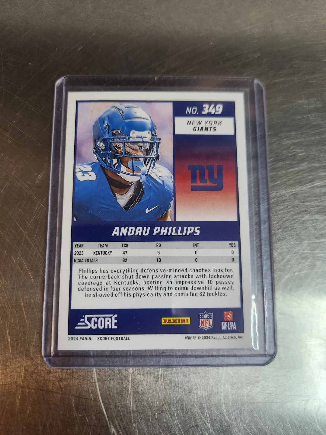Andru Phillips Rookie Card - photo 2