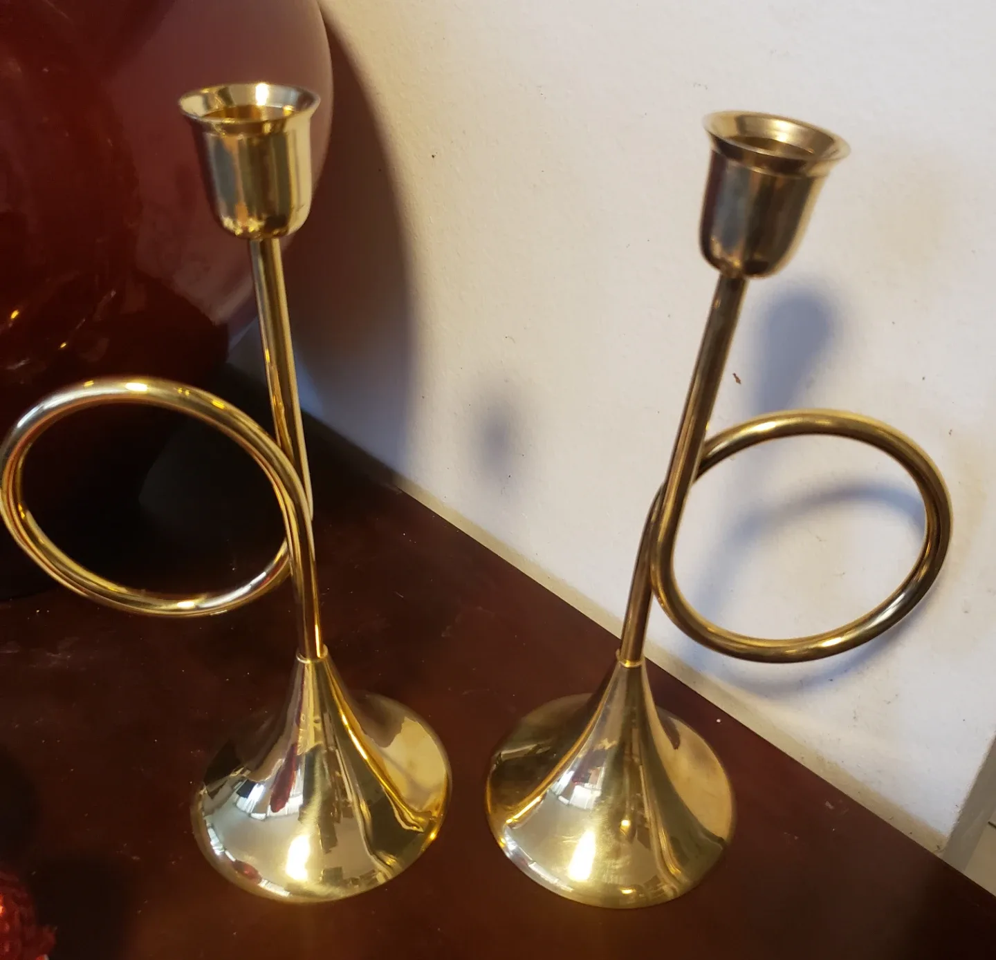Brass Candlesticks - Set of 2