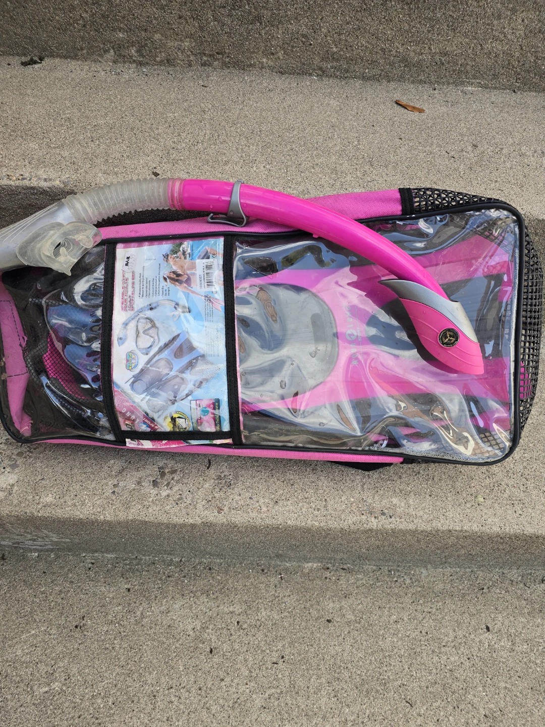 Aqua Lung Snorkel Set - Pink