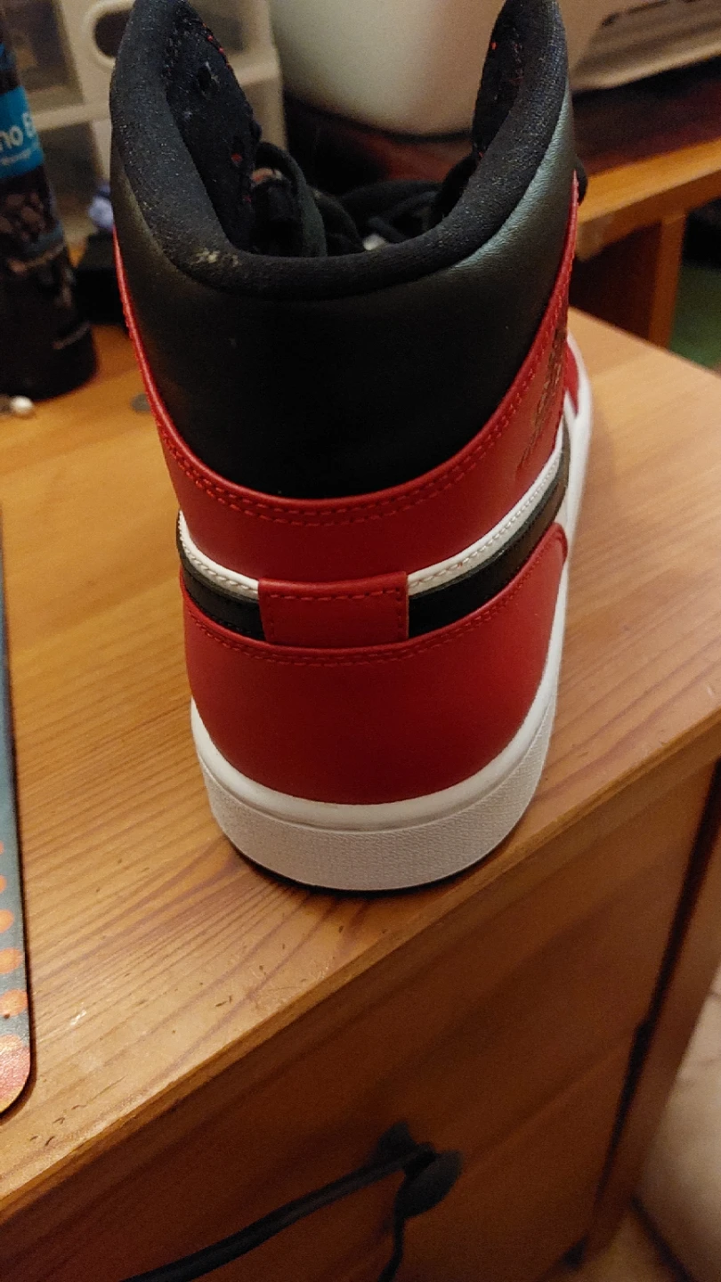 Air Jordan 1 Mid Red/Black - photo 2