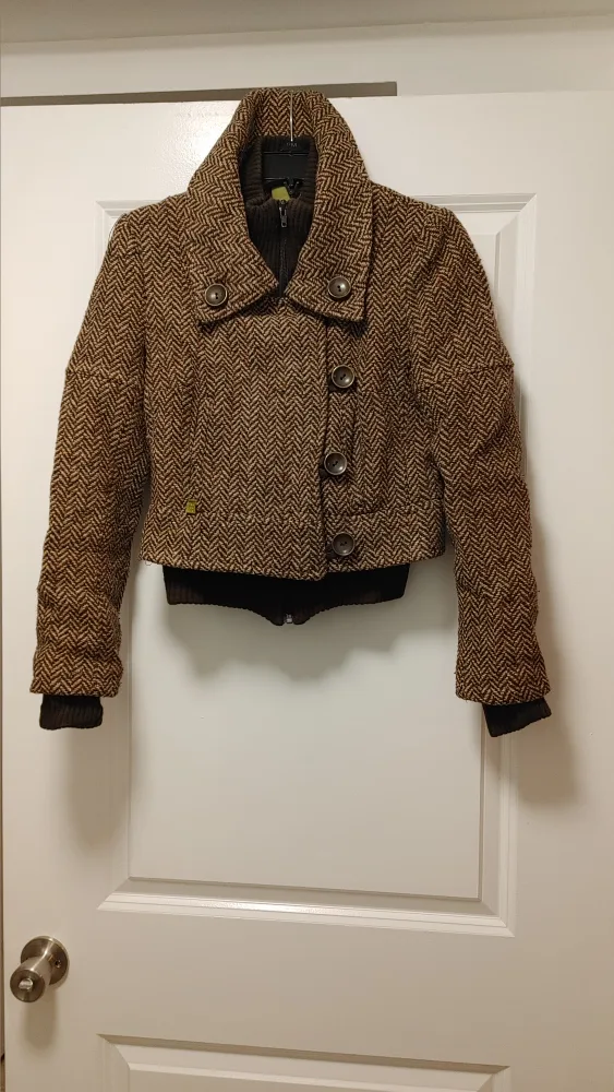 Brown Wool Blend Jacket size xs image indicator(3)