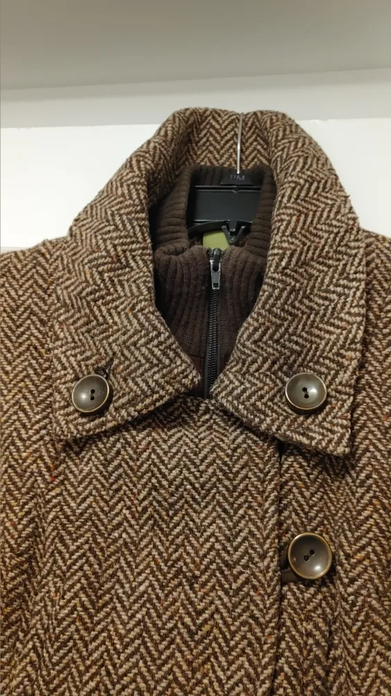 Brown Wool Blend Jacket size xs image indicator(4)