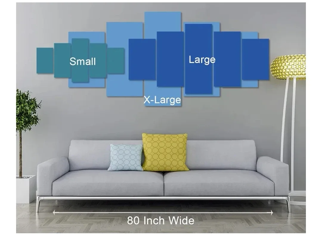 Biuflo Gamer Symbol Canvas Wall Art - 5 Piece Set image indicator(3)