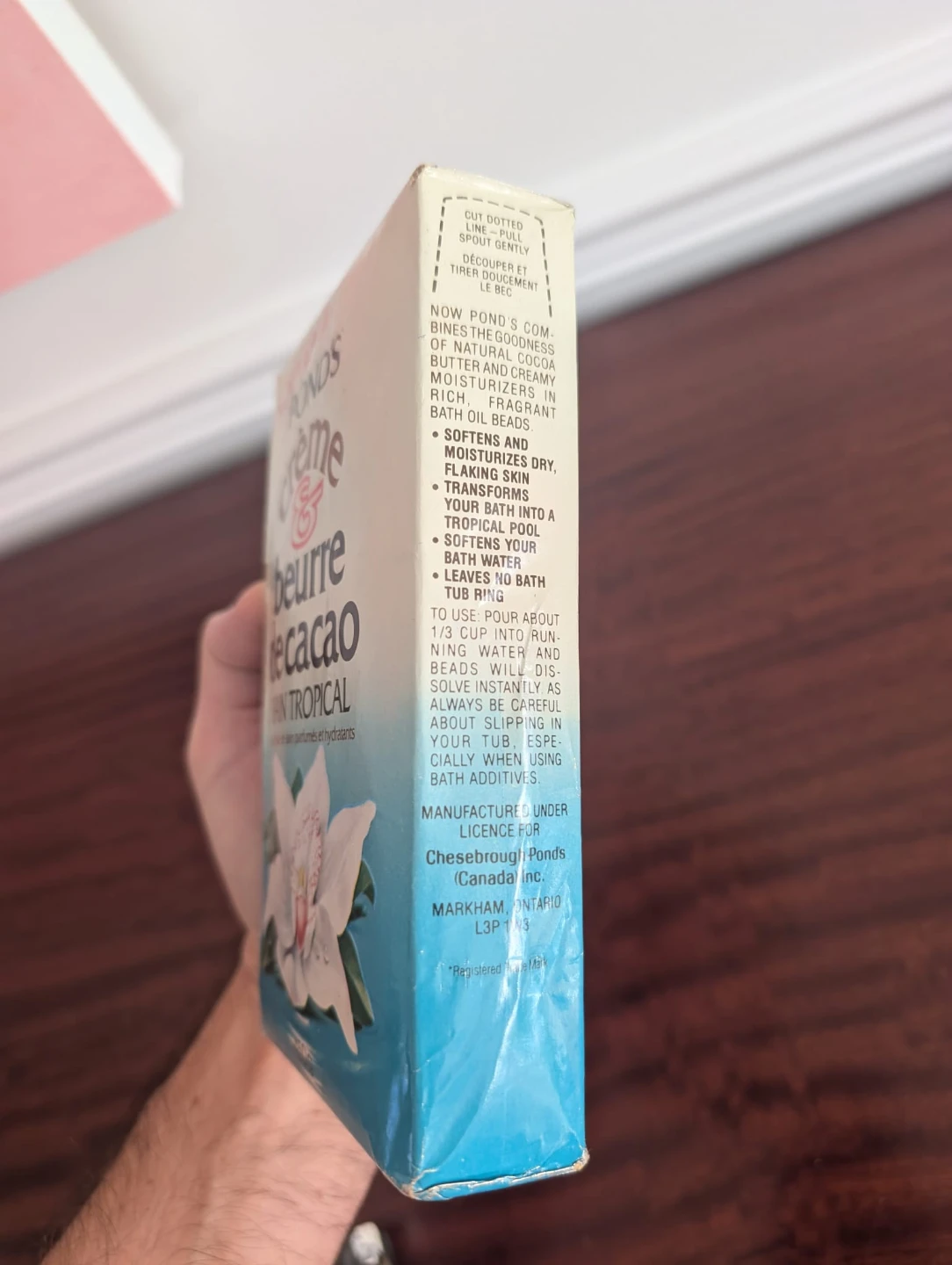 Vintage Pond's Cream & Cocoa Butter Tropical Bath - photo 3