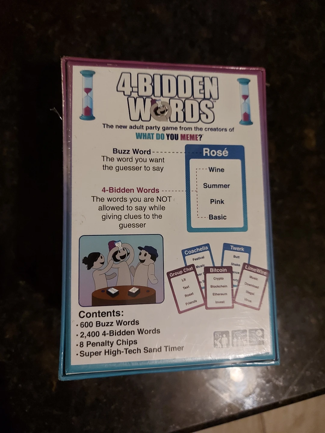4-Bidden Words Adult Party Game - New! - photo 2