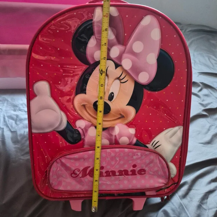 Minnie Mouse Rolling and non Rolling Luggage & Pink Bookrack image indicator(2)