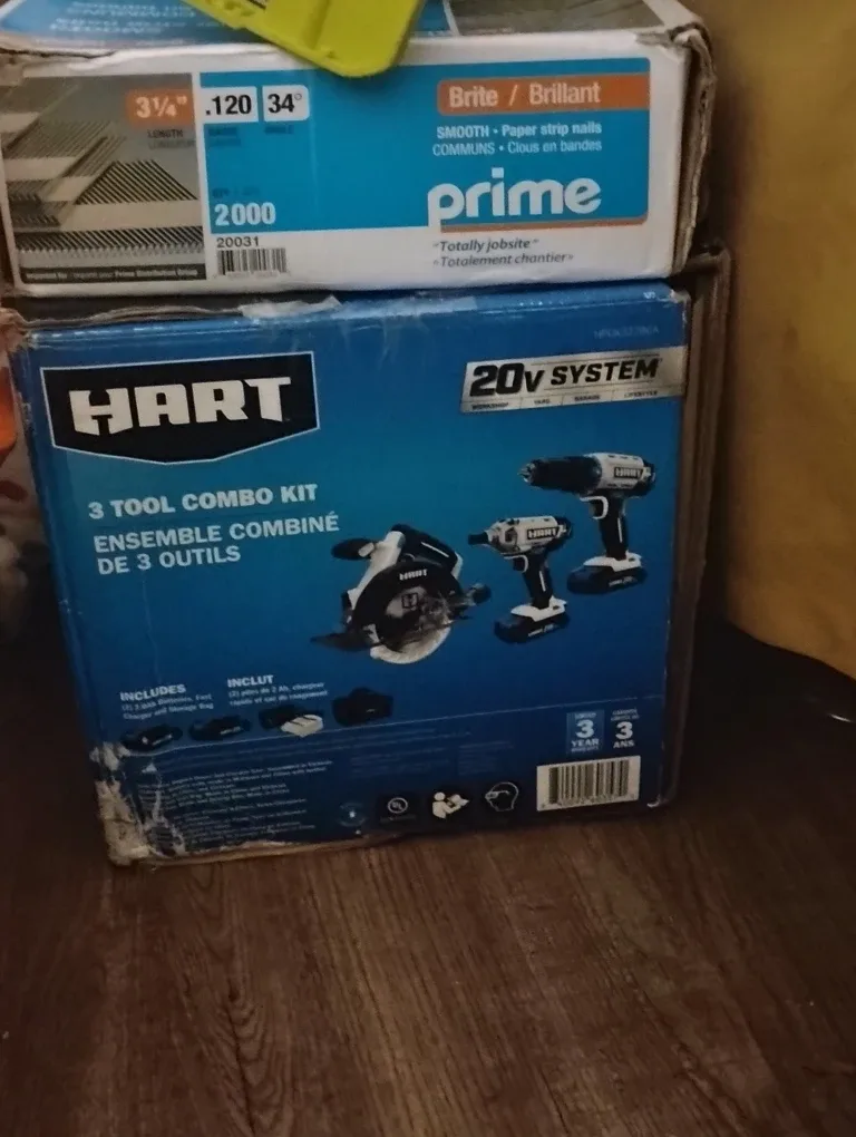 Hart 3 Tool Combo Kit - Like New!
