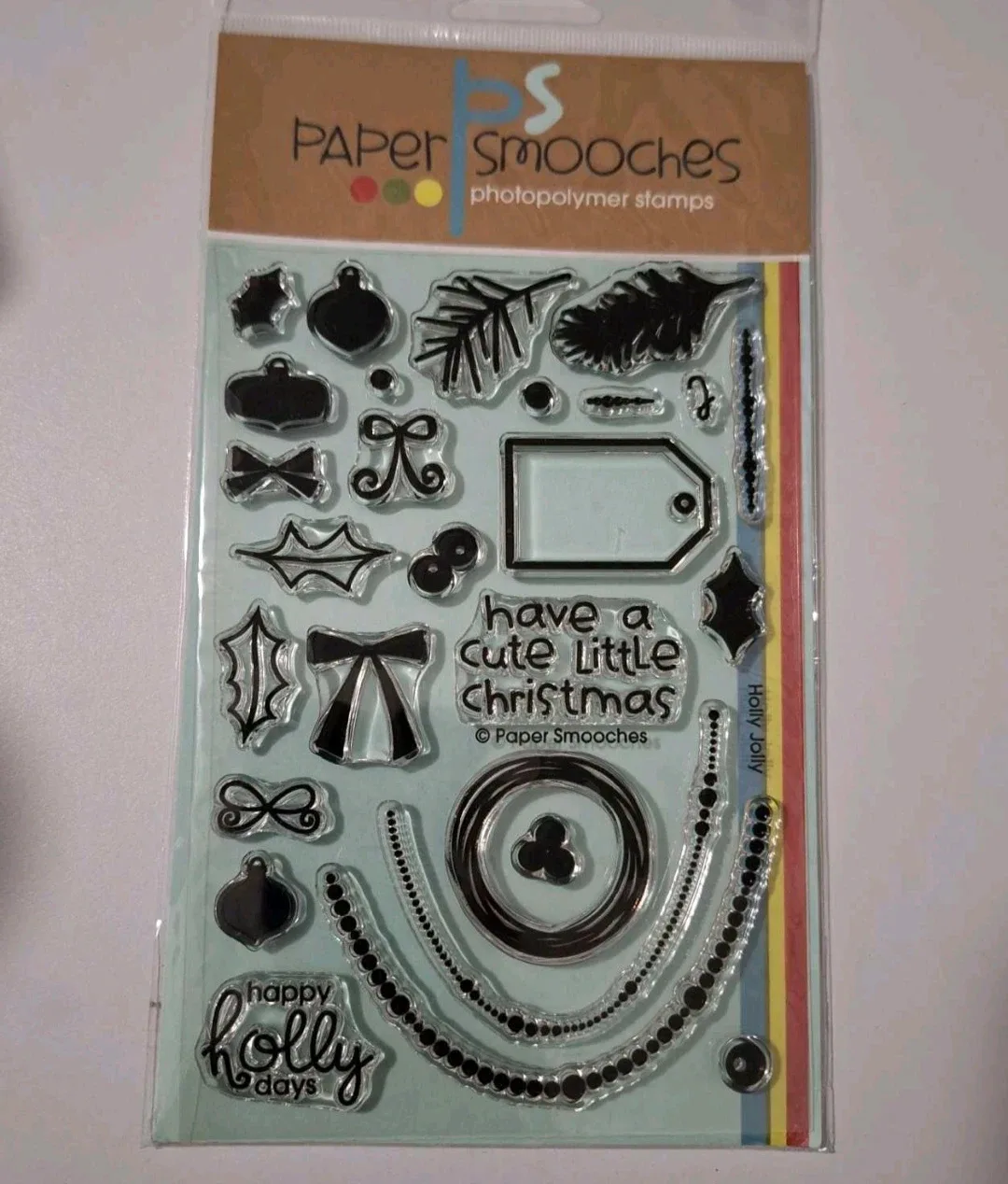 Paper Smooches Photopolymer Stamps - Holly Jolly