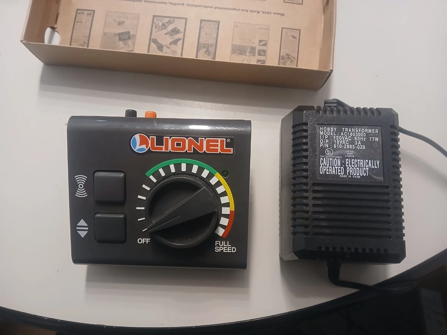 Lionel AC1803000 Hobby Transformer & Controller