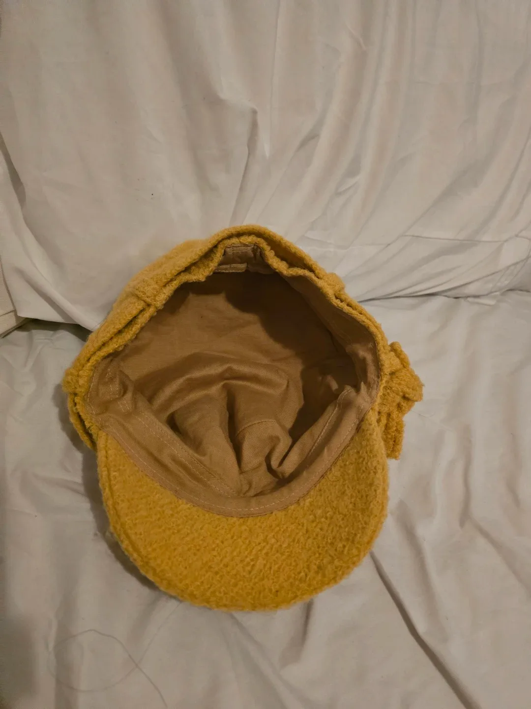 Lovely Yellow Newsboy Cap Warm image indicator(2)