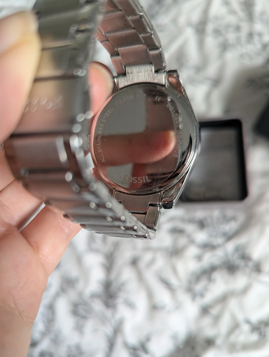 Fossil BQ1088 Silver Watch with Box - photo 3