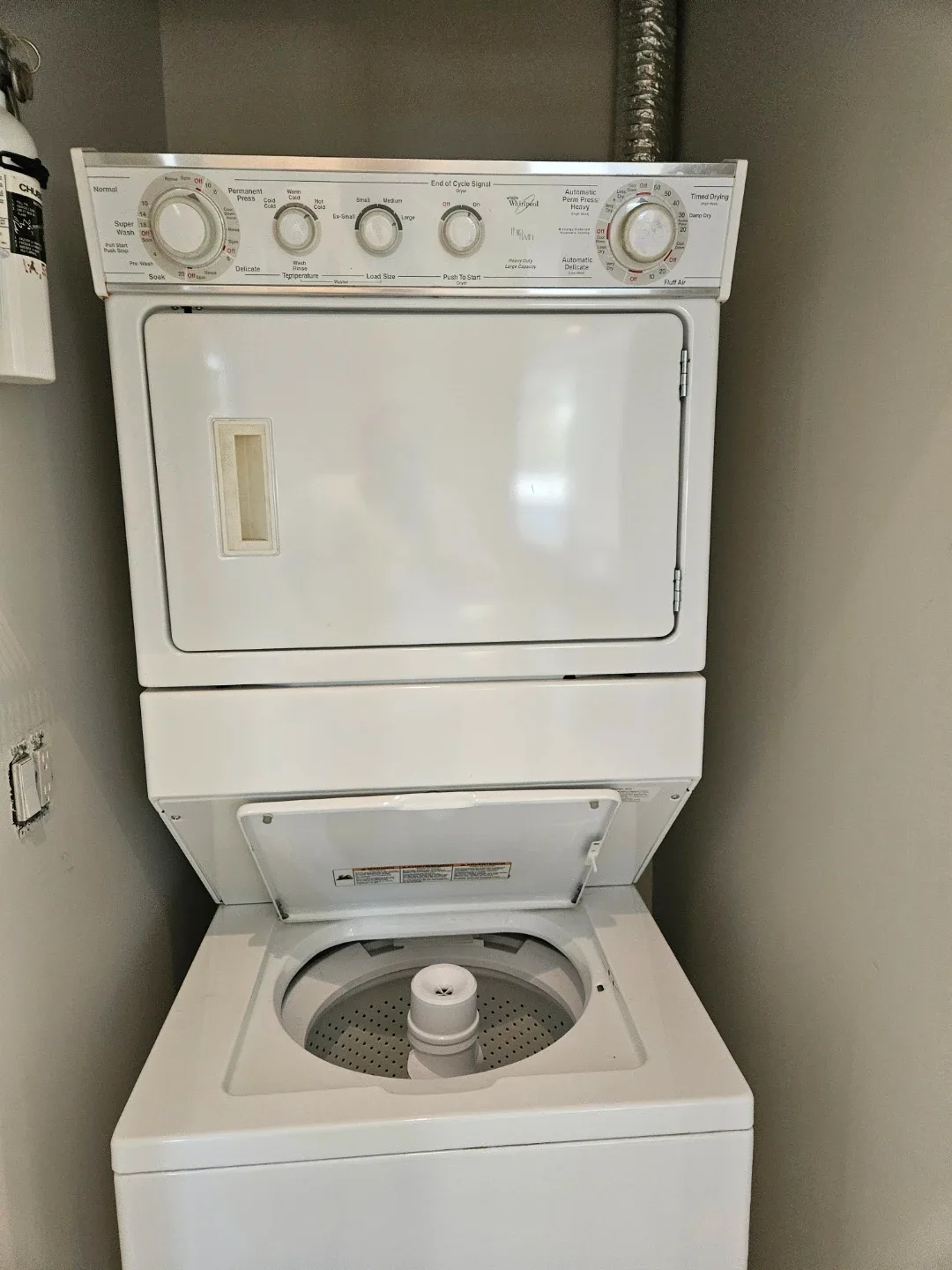 Whirlpool Stackable Washer & Dryer image indicator(2)