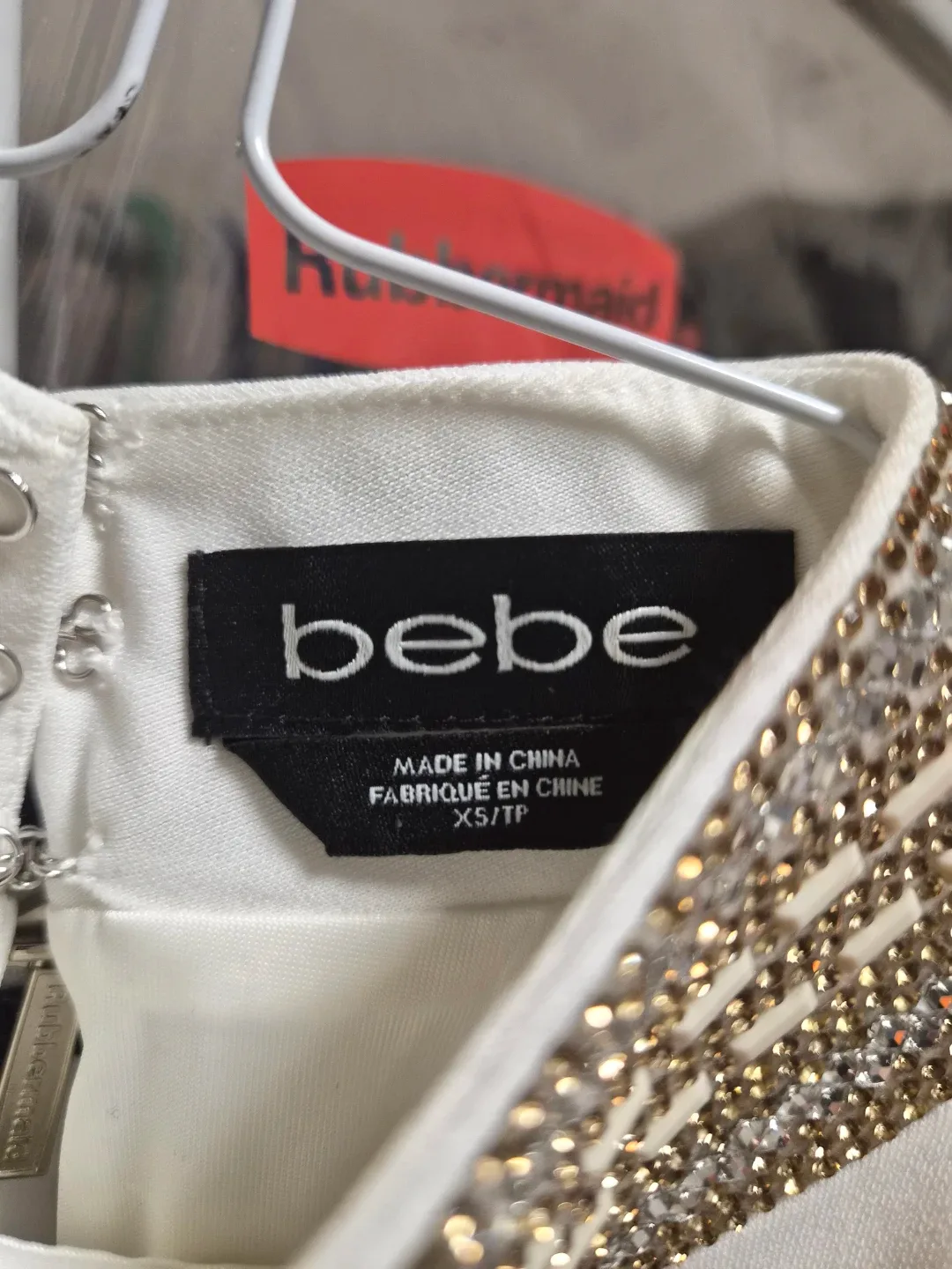 bebe White Dress - Size XS