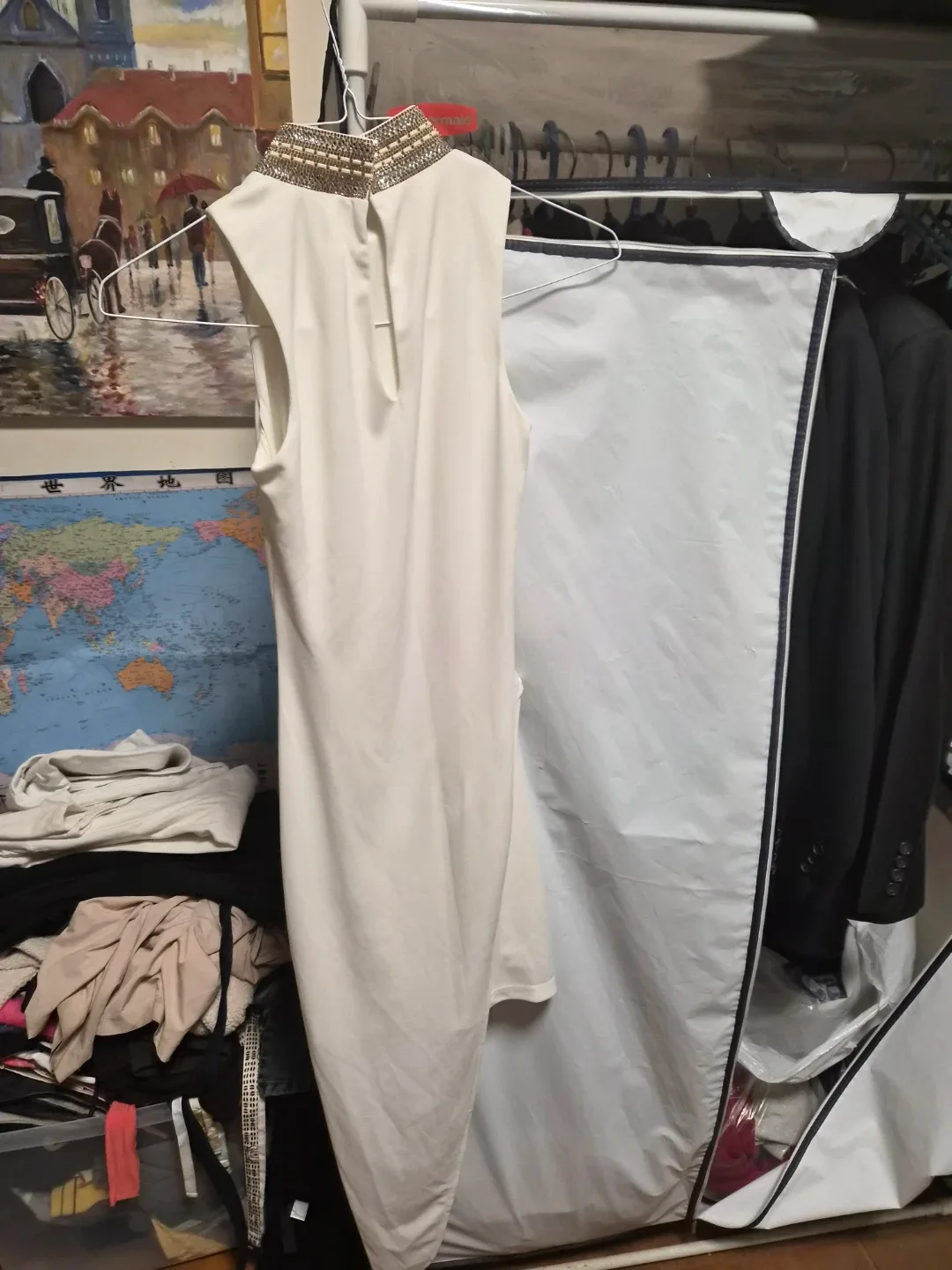 bebe White Dress - Size XS image indicator(3)