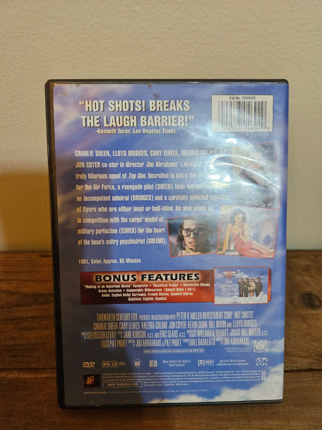 Hot Shots! DVD Movie image indicator(2)