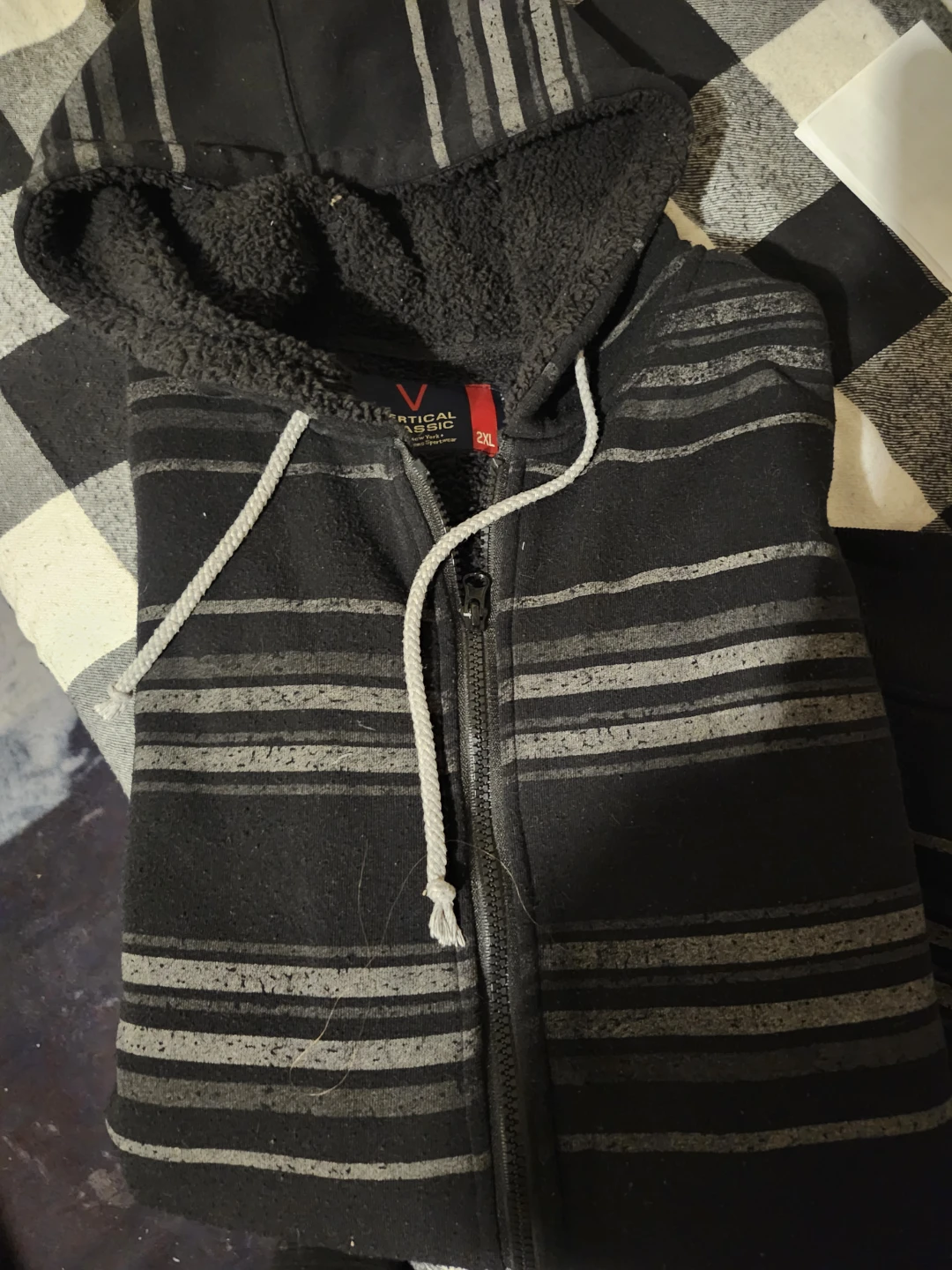 Vertical Classic 2XL Striped Hoodie - photo 3