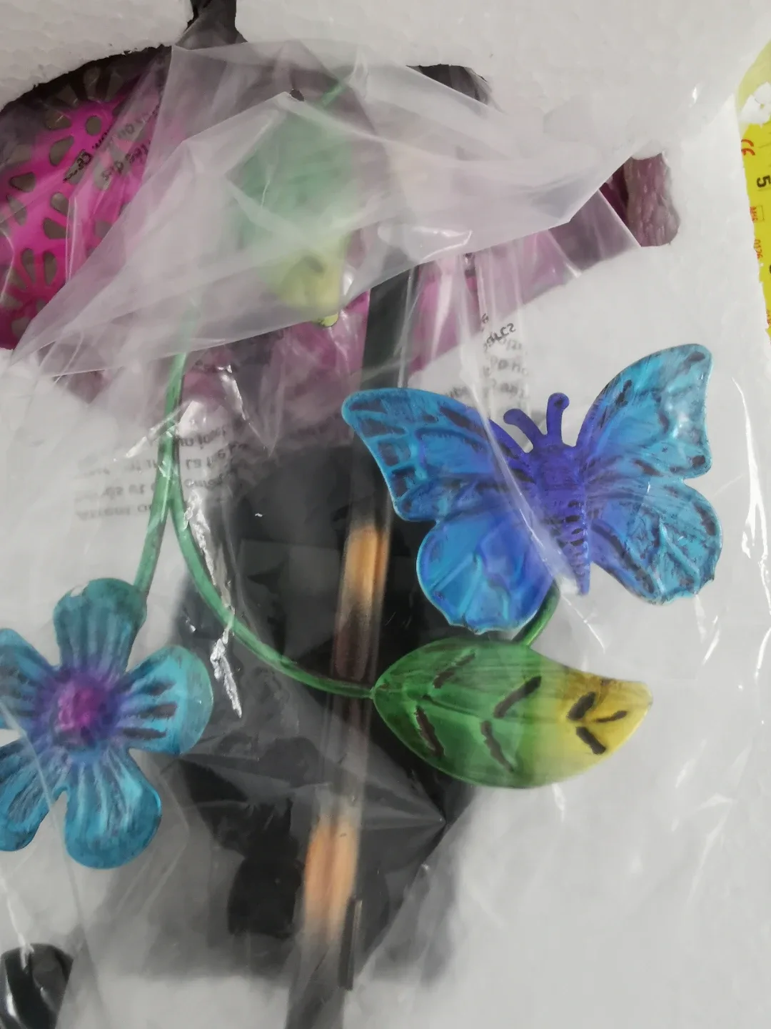 Grumpy Gardener Solar Umbrella Garden Decor - Butterfly image indicator(4)