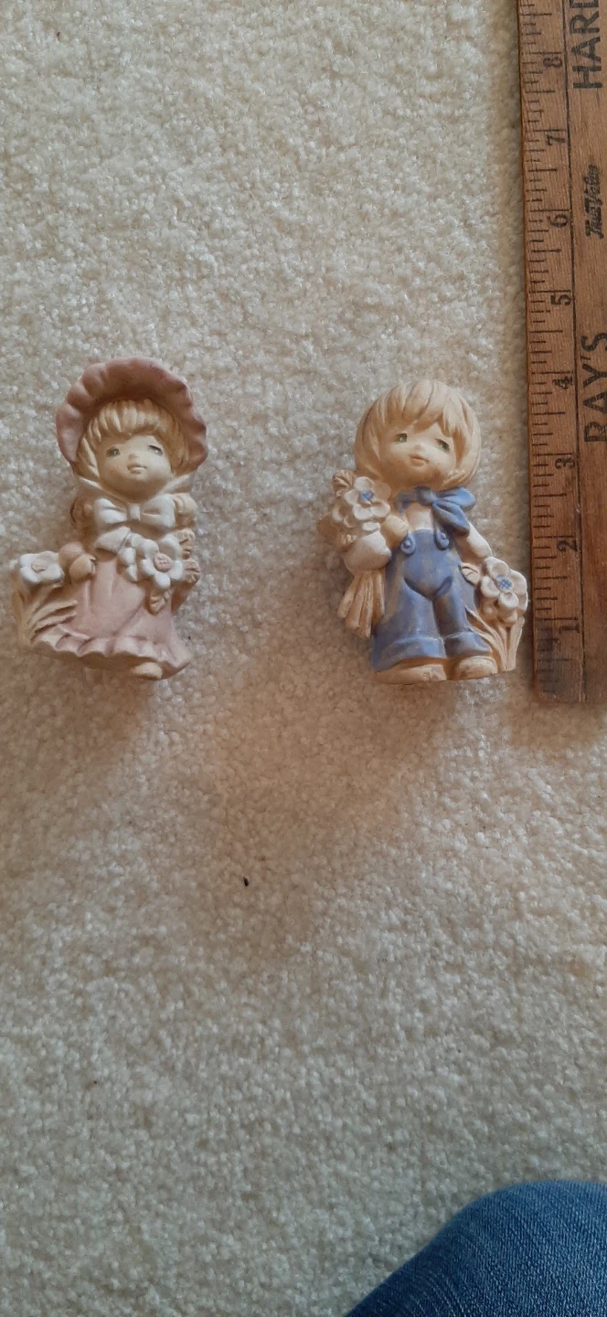 Pair of Vintage Ceramic Figurines - photo 2