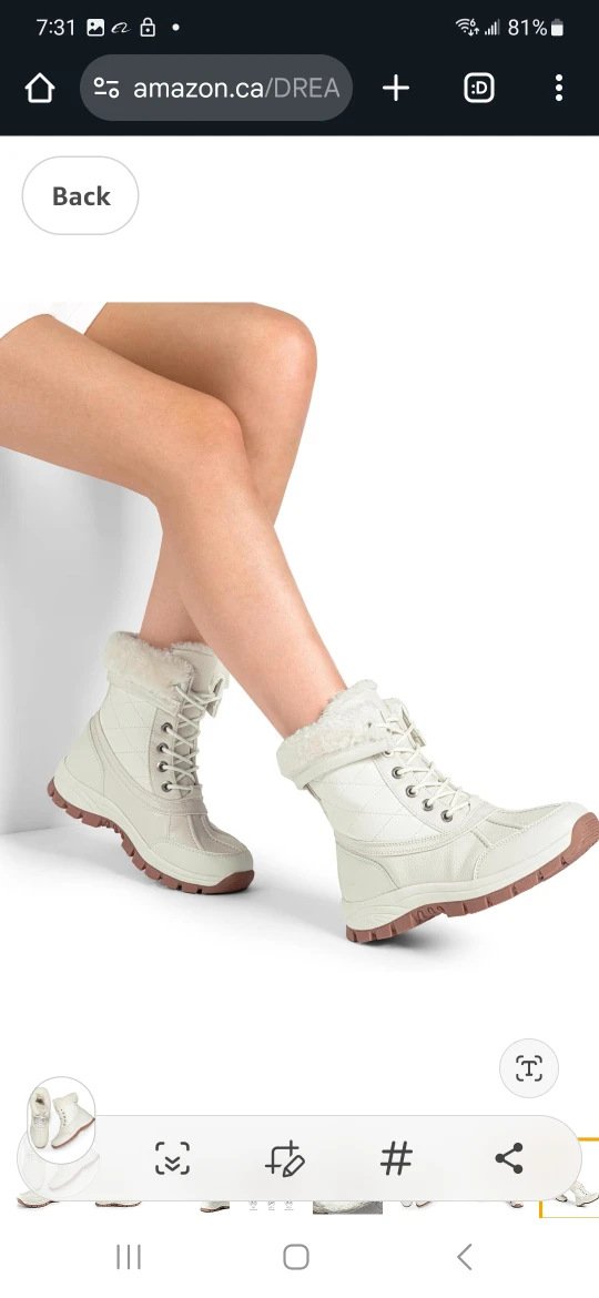 Dream Pairs Women's Snow Boots, - photo 2