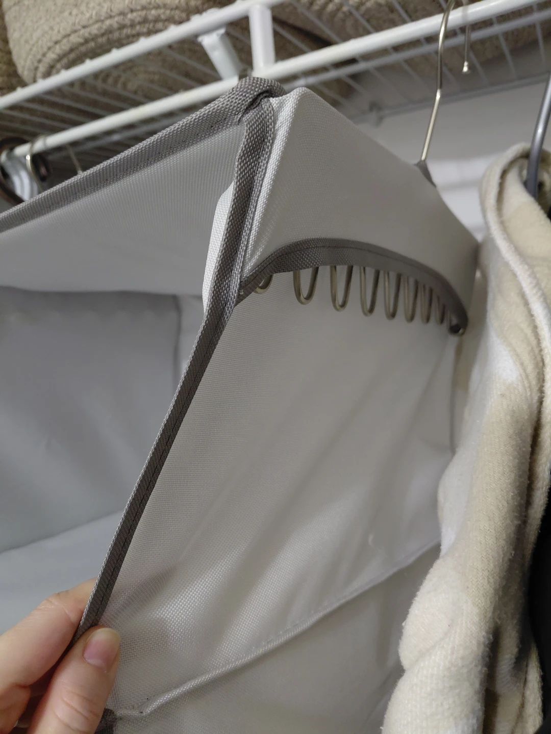 Hanging Closet Organizer - Grey - photo 2