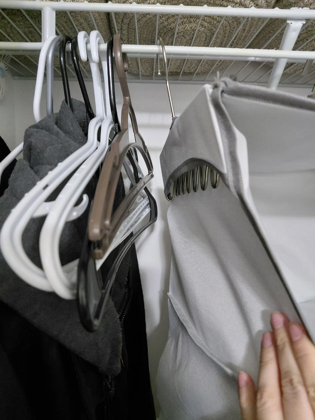 Hanging Closet Organizer - Grey - photo 3